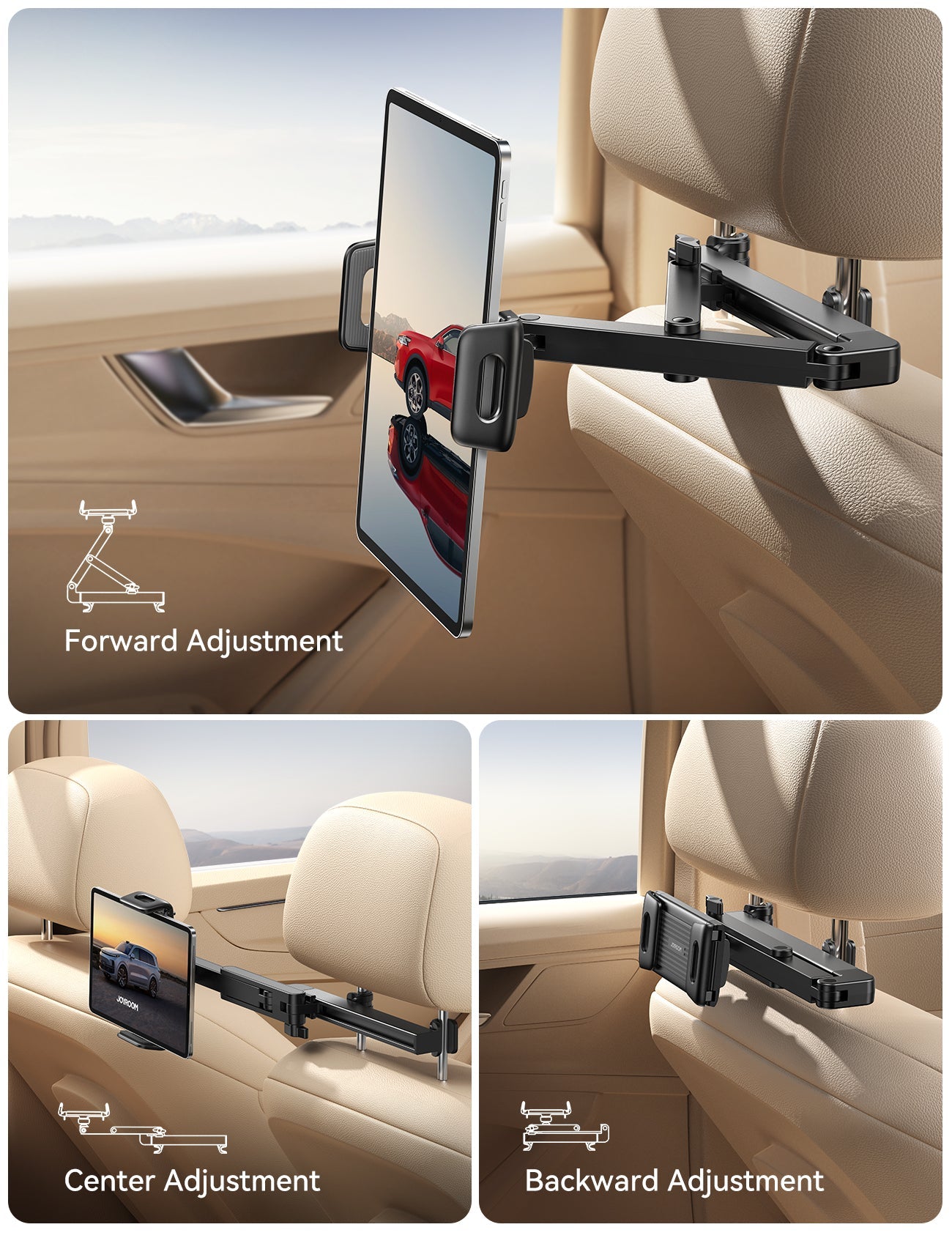JOYROOM JR-ZS433 Car Tablet Headrest Holder