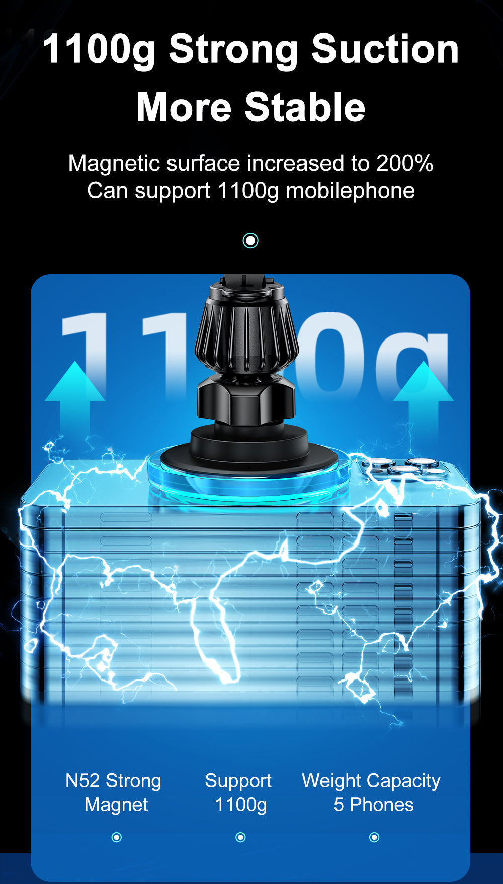 JOYROOM JR-ZS291 Magnetic Wireless Car Charger Holder (Air Vent)