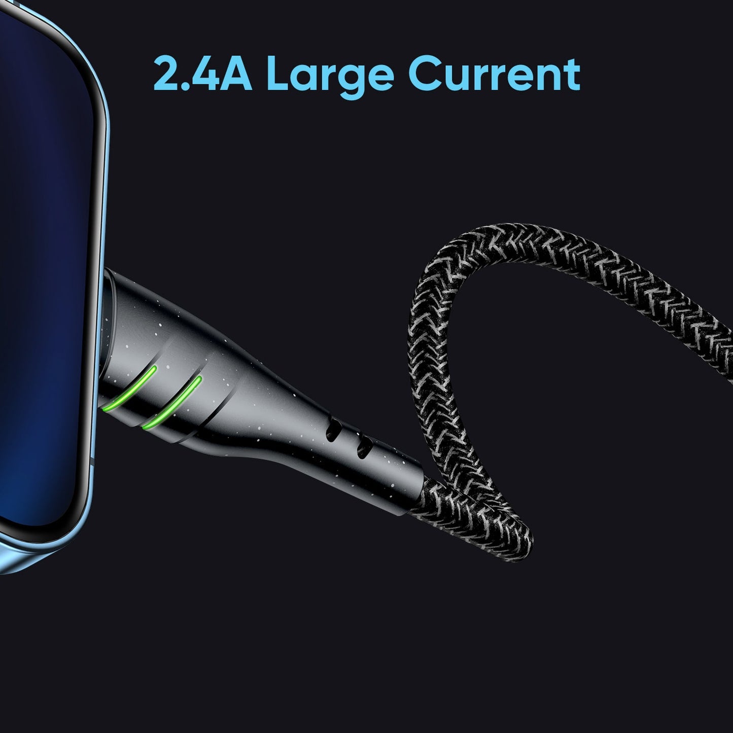 USB-A To Micro Skystar Fast Charging Cable 2.4A