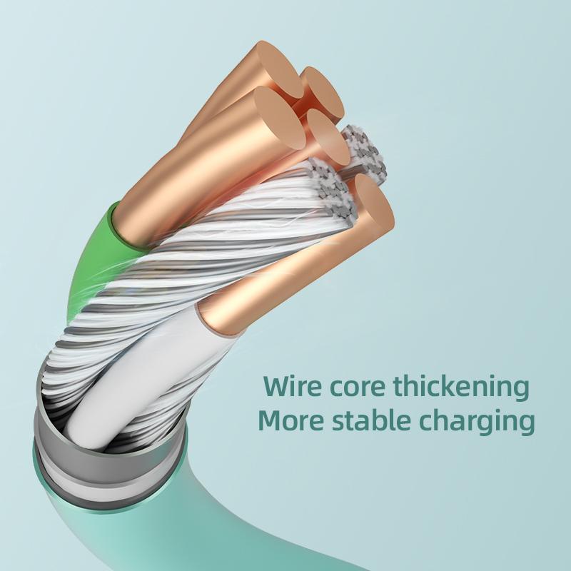 Macaron Liqud Silicone TypeC to Type C Fast Charging Data Cable  3A/1.8M