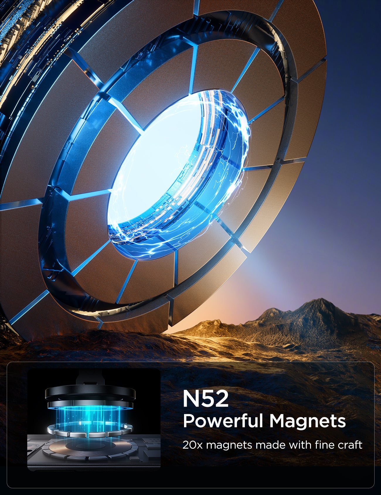 JOYROOM JR-ZS403 Foldable Magnetic Car Phone Mount