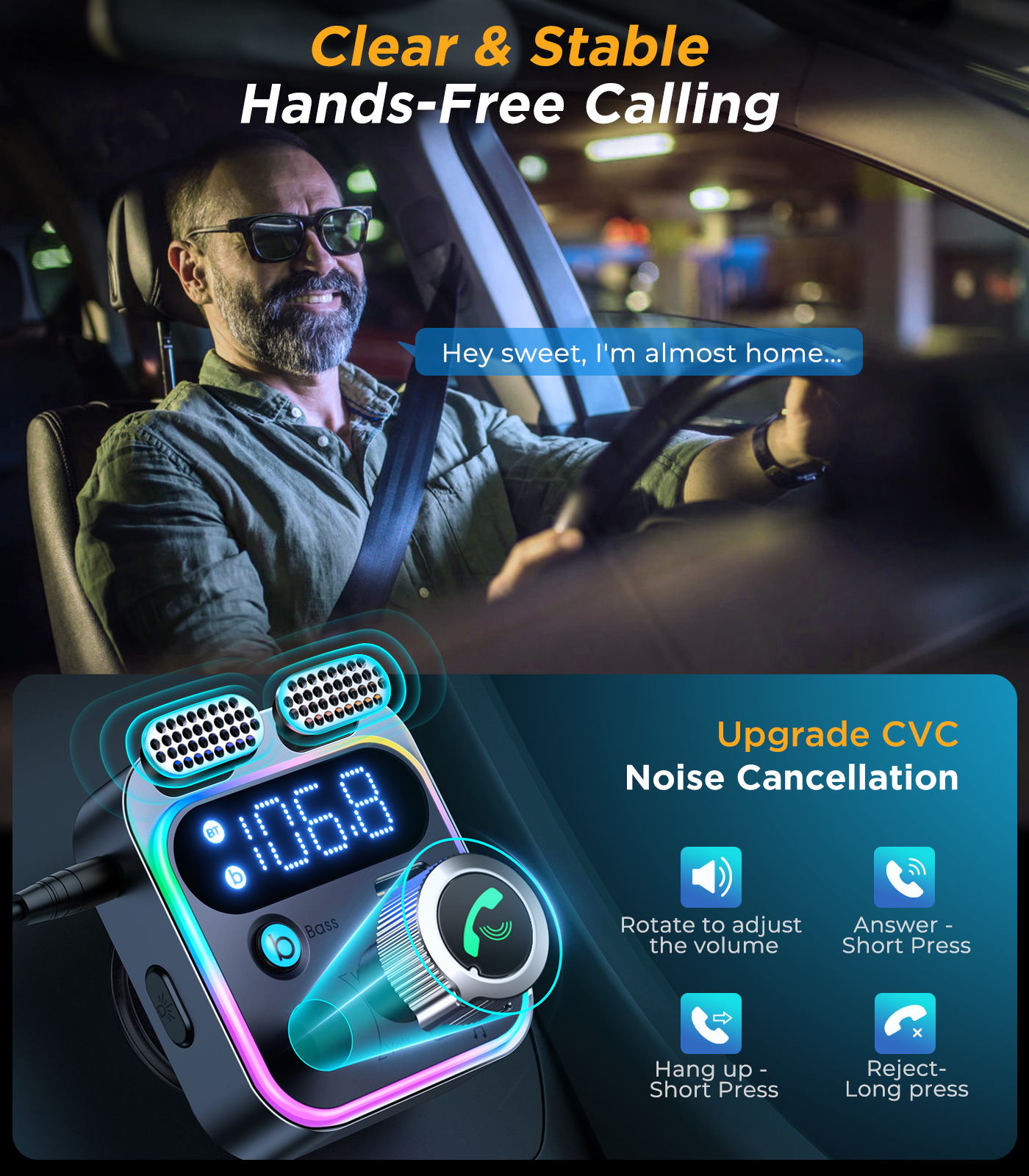 JOYROOM JR-CL16 48W Car Wireless FM Transmitter
