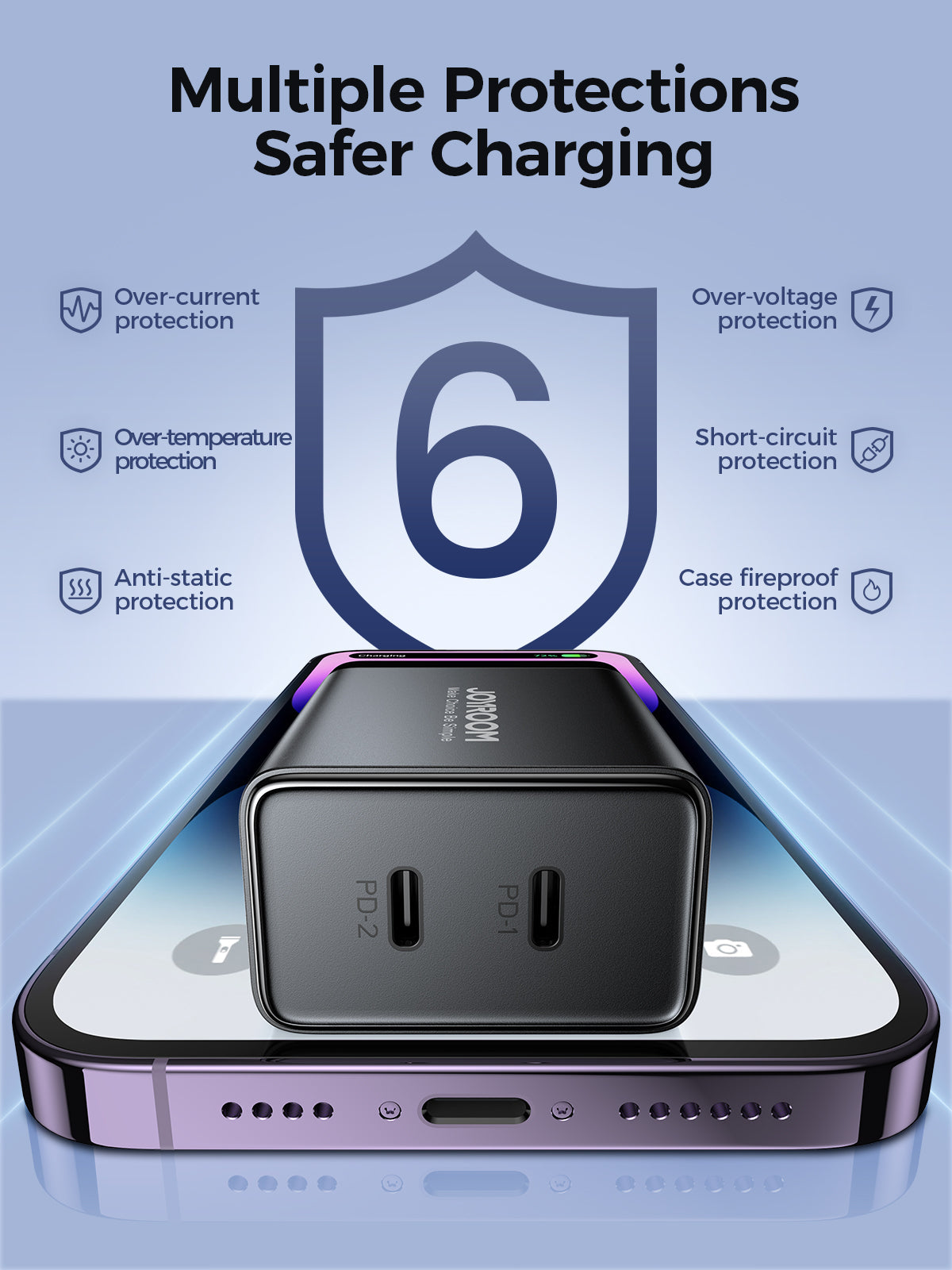 JR-TCF09 40W 2C Fast Charger