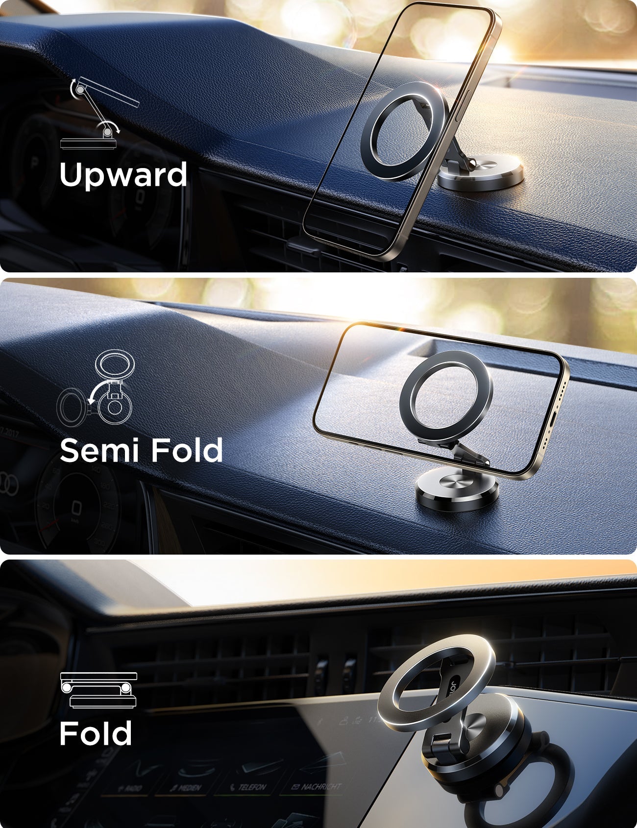 JOYROOM JR-ZS403 Foldable Magnetic Car Phone Mount