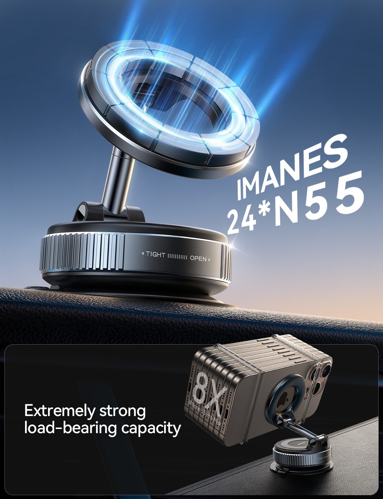 JOYROOM JR-ZS501 Magsafe Suction Cup Phone Mount