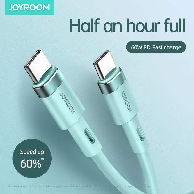 Macaron Liqud Silicone TypeC to Type C Fast Charging Data Cable  3A/1.8M