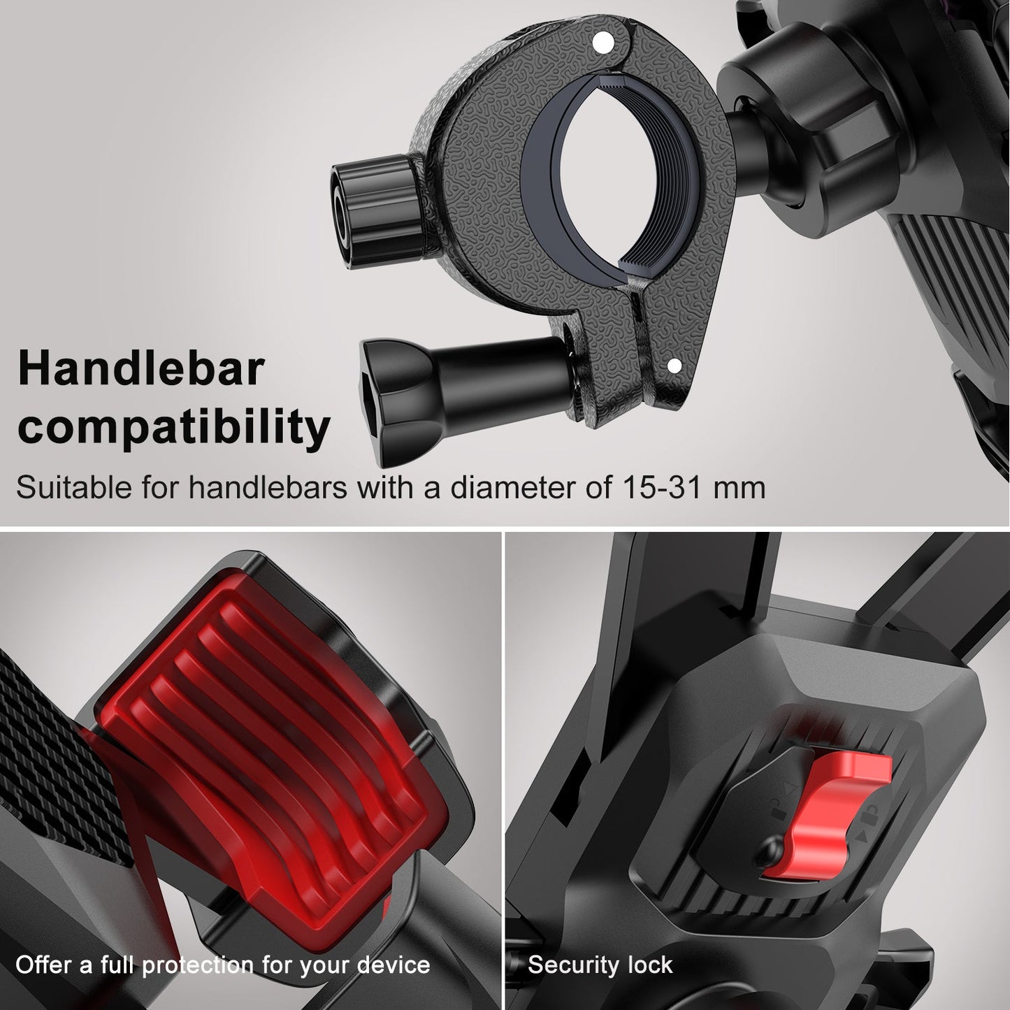 JR-ZS288 Phone Mount (Motorcycle/ Bike)