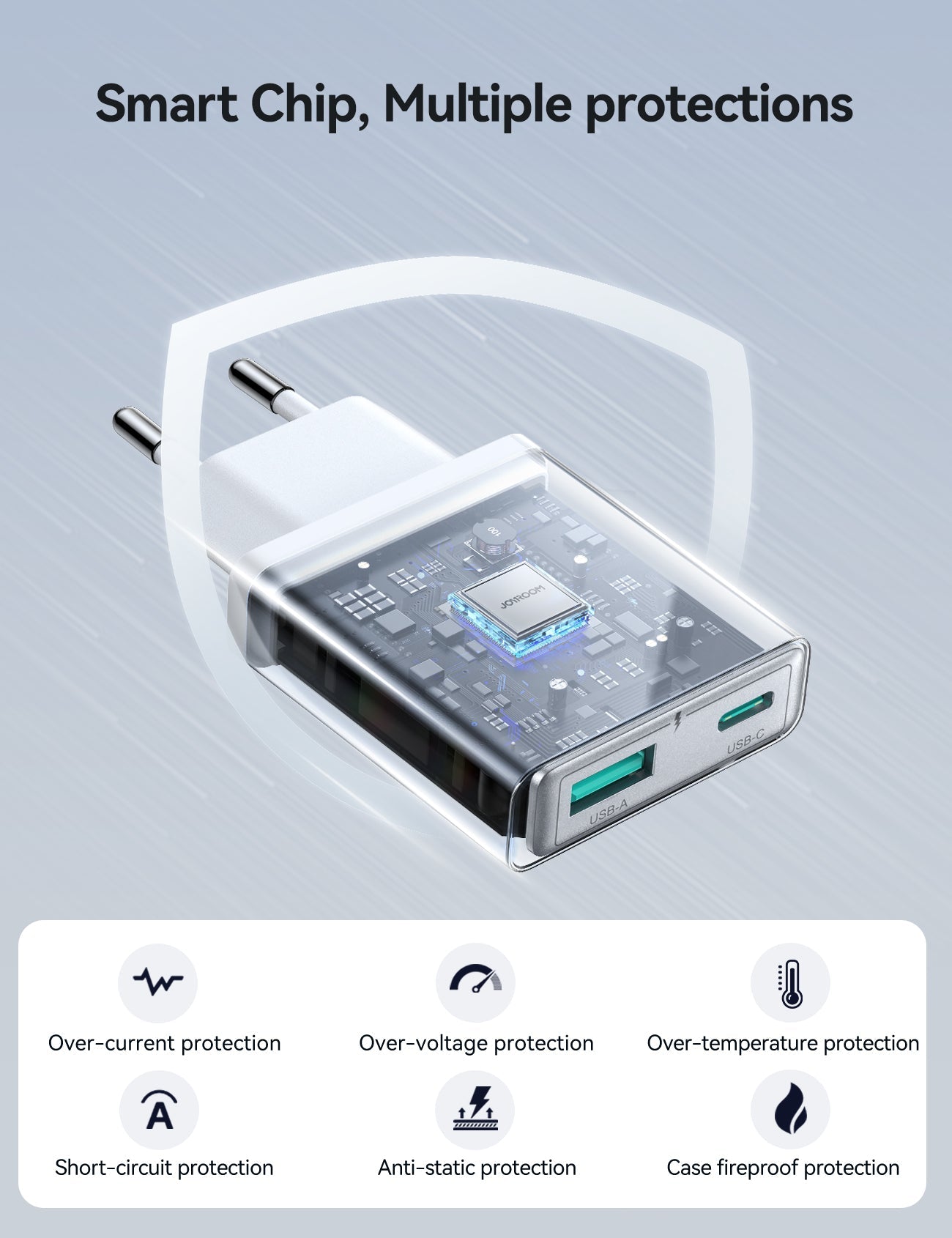 JOYROOM JR-TCF14 20W A+C Super Slim Charger EU