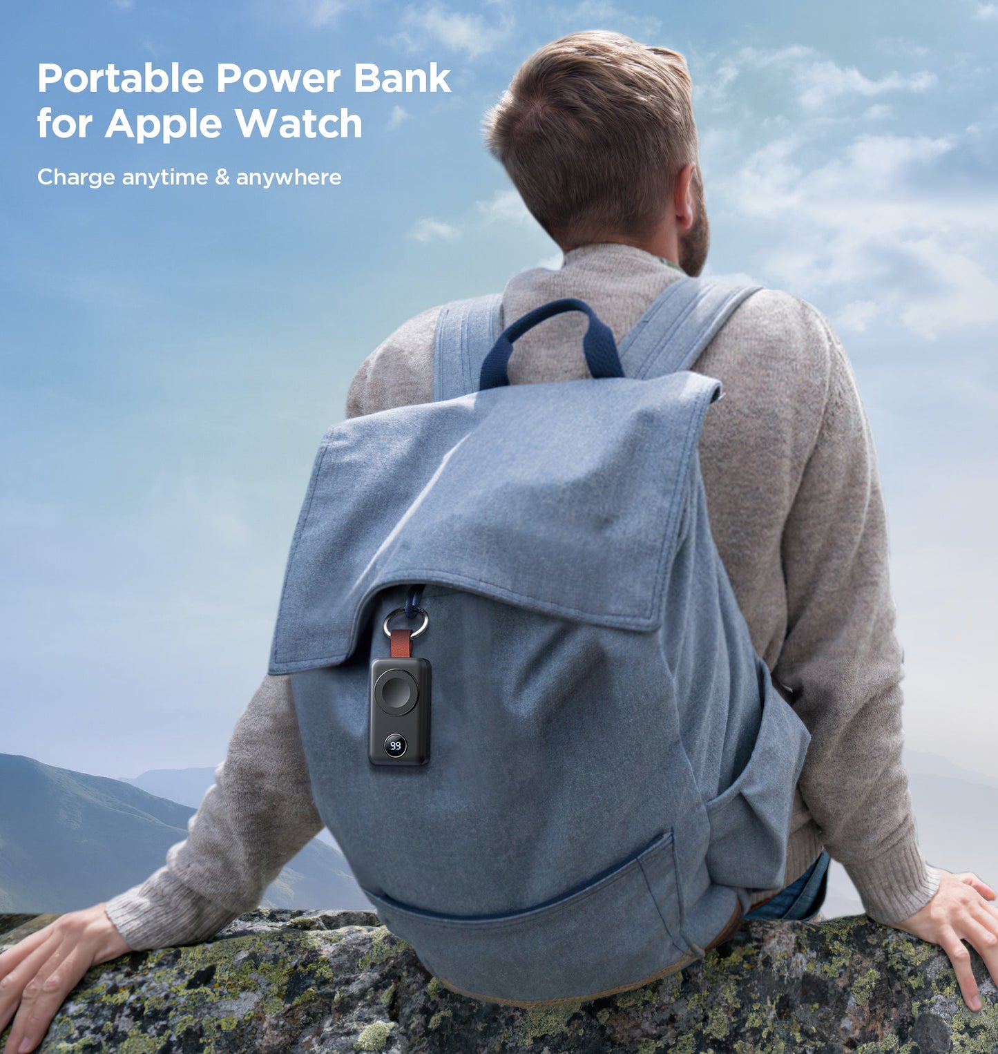 JOYROOM JR-WQW01 2000mAh Portable Watch Wireless Charger