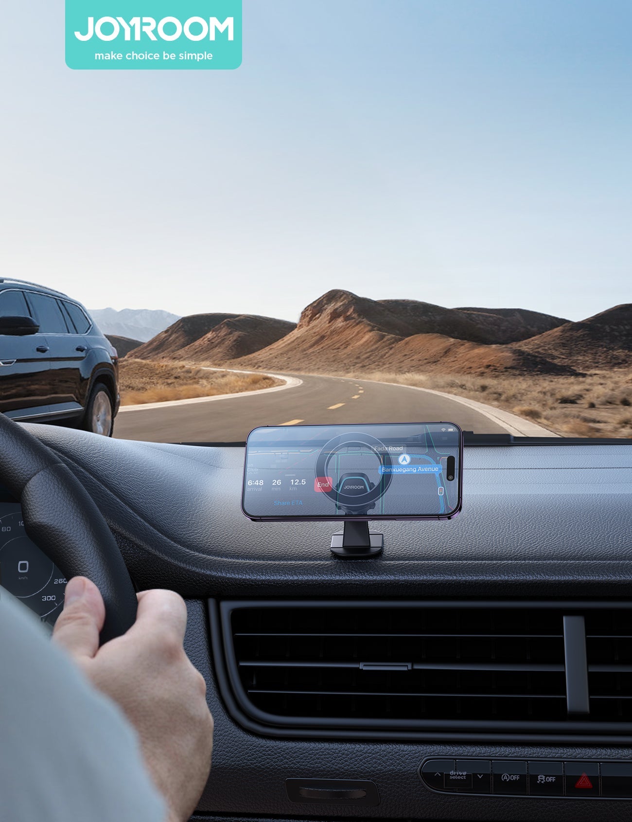 JR-ZS376 Magnetic Car Phone Mount