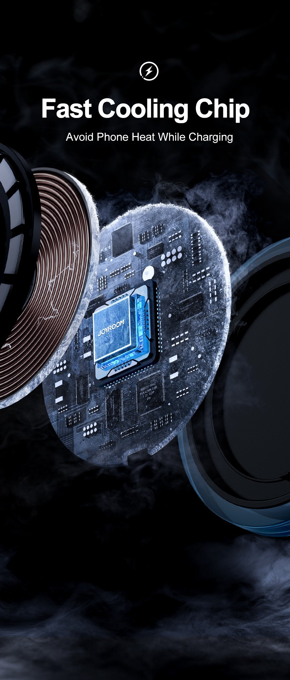 JOYROOM JR-ZS291 Magnetic Wireless Car Charger Holder (Air Vent)