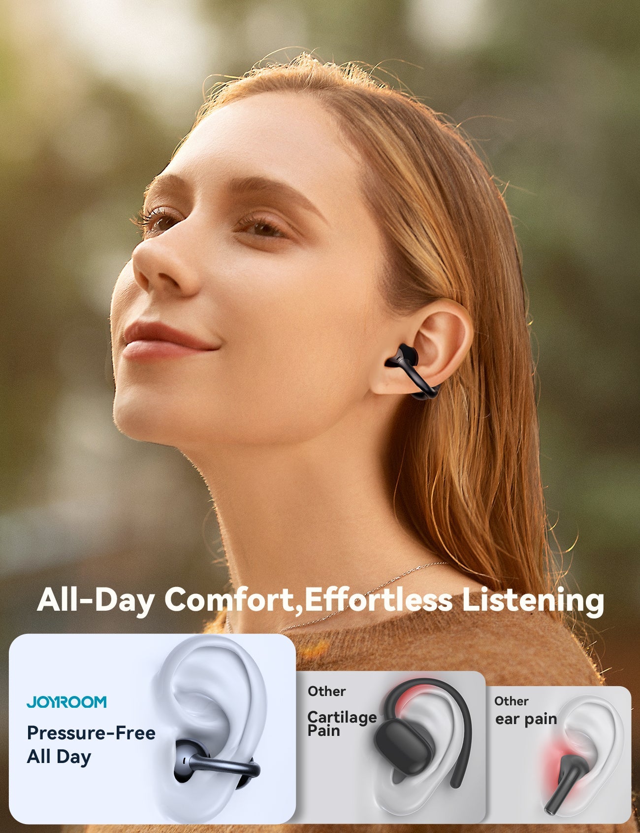 JOYROOM JR-OE3 Clip On Earbuds