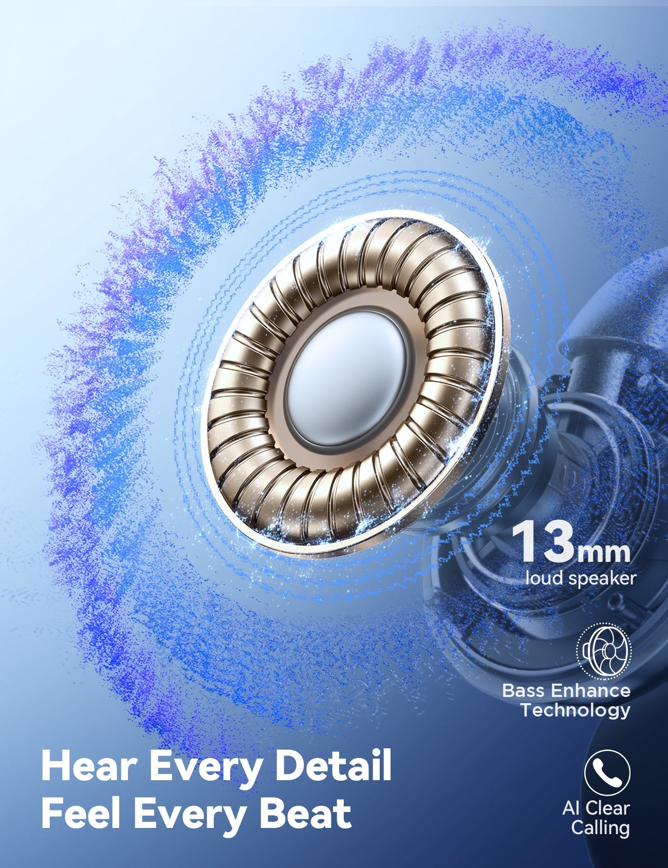 JOYROOM JR-OE3 Clip On Earbuds