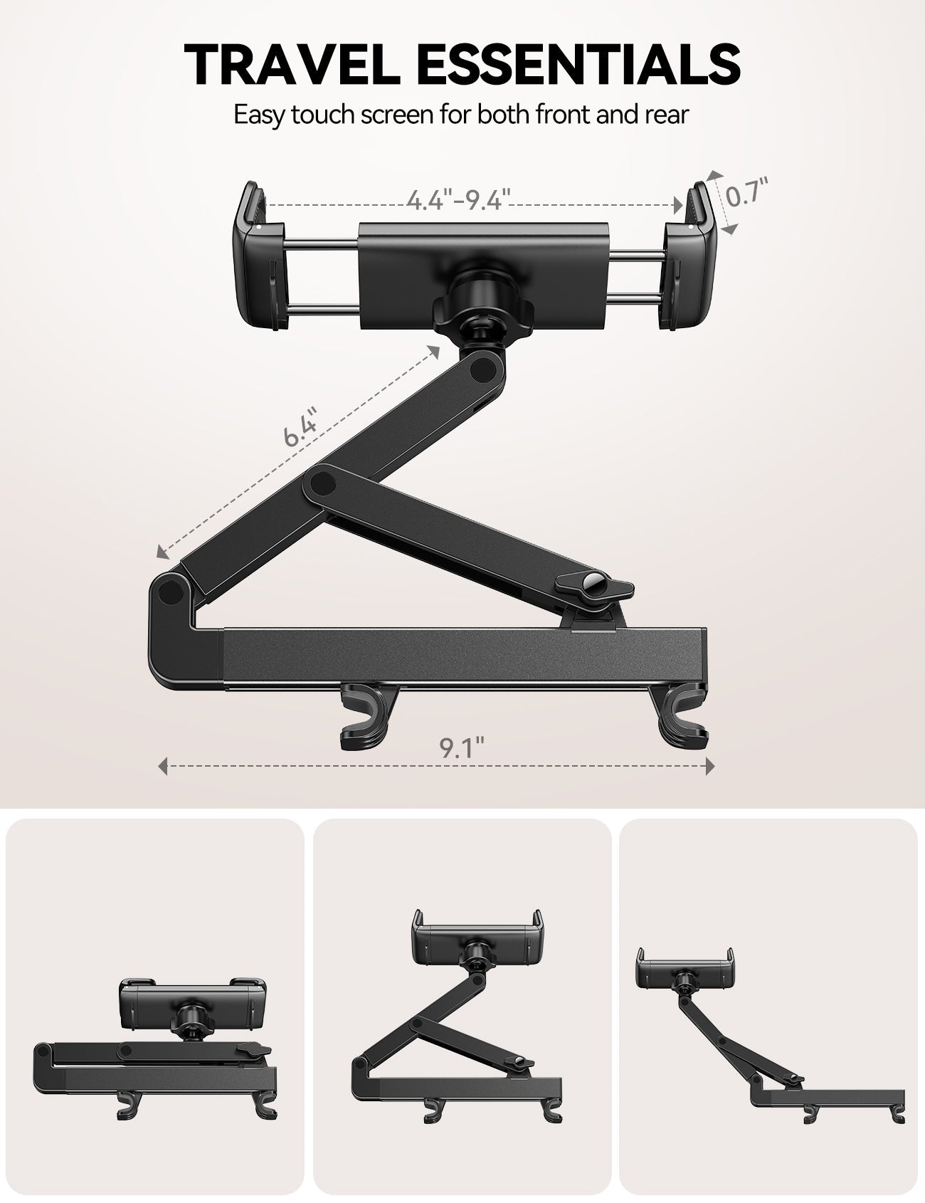 JOYROOM JR-ZS433 Car Tablet Headrest Holder
